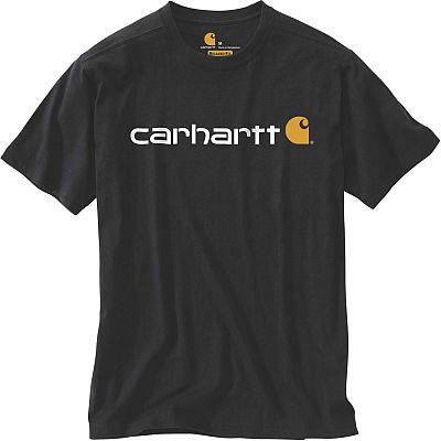 Carhartt Core Logo, T-Shirt - Schwarz/Weiß - L von Carhartt