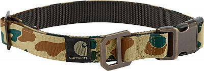 Carhartt Duck Camo, Hunde-Halsband - Beige/Braun/Grün - L von Carhartt