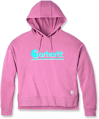 Carhartt Fiber Series, Kapuzenpullover Damen - Pink/Blau - XL von Carhartt