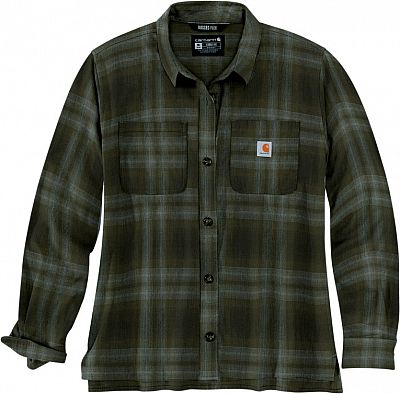 Carhartt Flannel-Plaid, Bluse - Dunkelgrün (G72) - XS von Carhartt