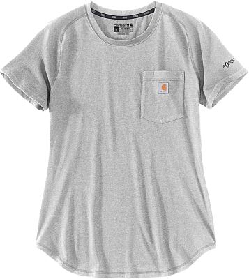 Carhartt Force™ Pocket, T-Shirt Damen - Hellgrau - S von Carhartt