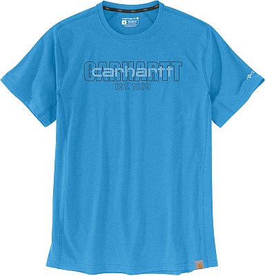 Carhartt Force Logo Graphic, T-Shirt - Blau/Hellblau - M von Carhartt