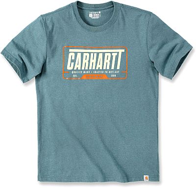 Carhartt Heavyweight Graphic, T-Shirt - Hellpetrol/Hellgelb - L von Carhartt