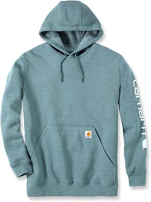 Carhartt Logo, Kapuzenpullover - Hell Petrol - S von Carhartt