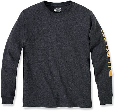 Carhartt Logo, Sweatshirt - Dunkelgrau/Gelb - L von Carhartt