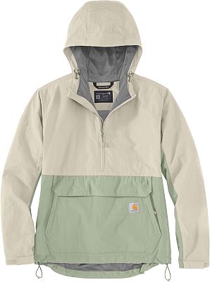 Carhartt Packable Anorak, Textiljacke Damen - Hellgrau/Hellgrün - S von Carhartt