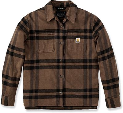 Carhartt Rugged Flex Flannel, Hemd Damen - Braun/Schwarz - L von Carhartt