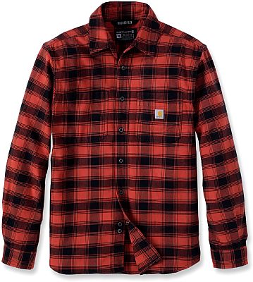 Carhartt Rugged Flex Flannel, Hemd - Rot/Schwarz - M von Carhartt