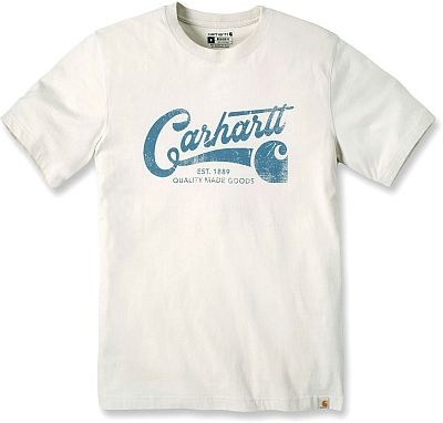 Carhartt Script Graphic, T-Shirt - Weiß/Blau - L von Carhartt