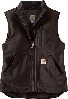 Carhartt Sherpa, Weste Damen - Dunkelbraun - XS von Carhartt