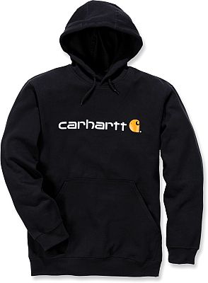 Carhartt Signature Logo, Kapuzenpullover - Schwarz - XL von Carhartt