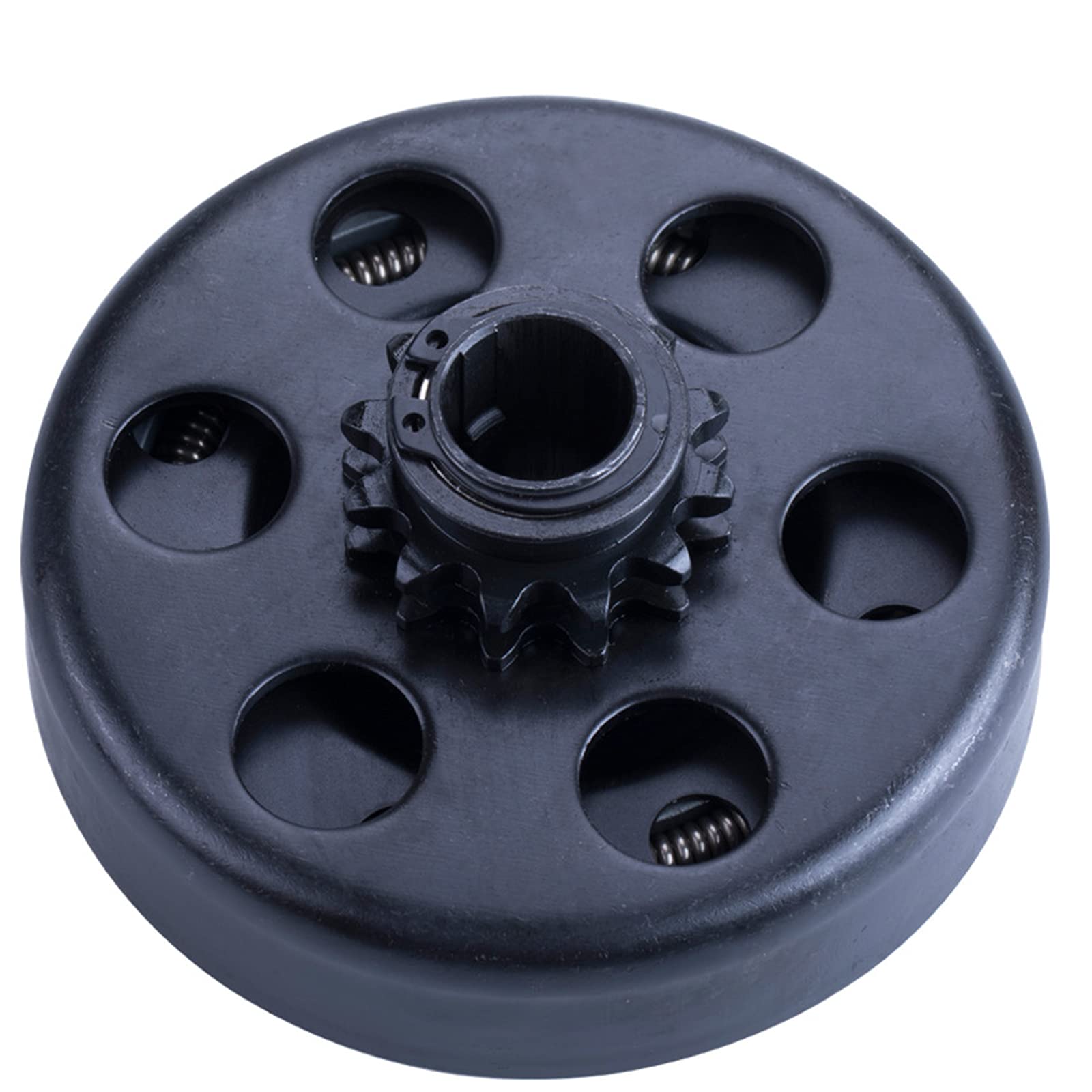 Carkio Go Kart Centrifugal Clutch 10 Teeth Inner Hole 20mm with 40/41/420 Chain Durable Centrifugal Clutch 3/4" Bore 3/16 Key Built In Replacement for Go-Kart Bike Engine - Black von Carkio