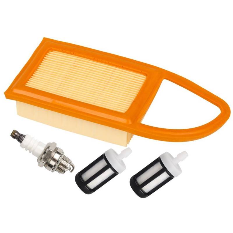 OxoxO Luftfilter mit Kraftstofffilter Zündkerze für Stihl BR500 BR550 BR600 Rucksackgebläse ersetzt 4282 141 0300 4282 141 0300B von Carkio