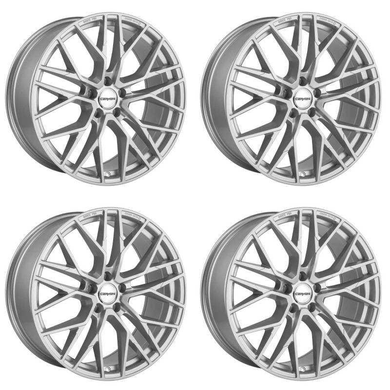 4x Carmani Felgen Alufelgen 20 Ludwig 8,5x19 ET30 5x114,3 white silver kompatibel mit Dodge Avenger Caliber von Carmani