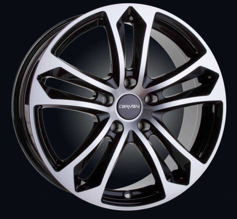 CARMANI 05 Arrow black 7x16 ET47 5.00x112 Hub Bore 66.60 mm - Alu felgen von Carmani