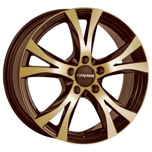 CARMANI 09 Compete brown gold polish 6,5x15 ET44 5.00x112 Hub Bore 66.60 mm - Alu felgen von Carmani