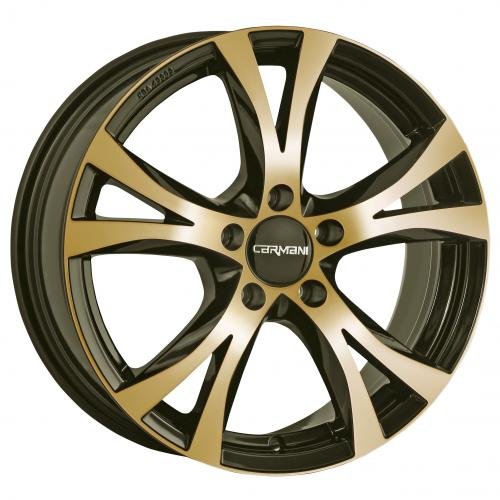 CARMANI 09 Compete gold polish 7,5x17 ET35 5.00x112 Hub Bore 66.60 mm - Alu felgen von Carmani