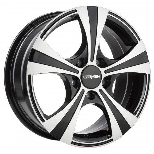 CARMANI 11 Rush black polish 7,5x17 ET47 5.00x112.00 Hub Bore 66.60 mm - Alu felgen von Carmani