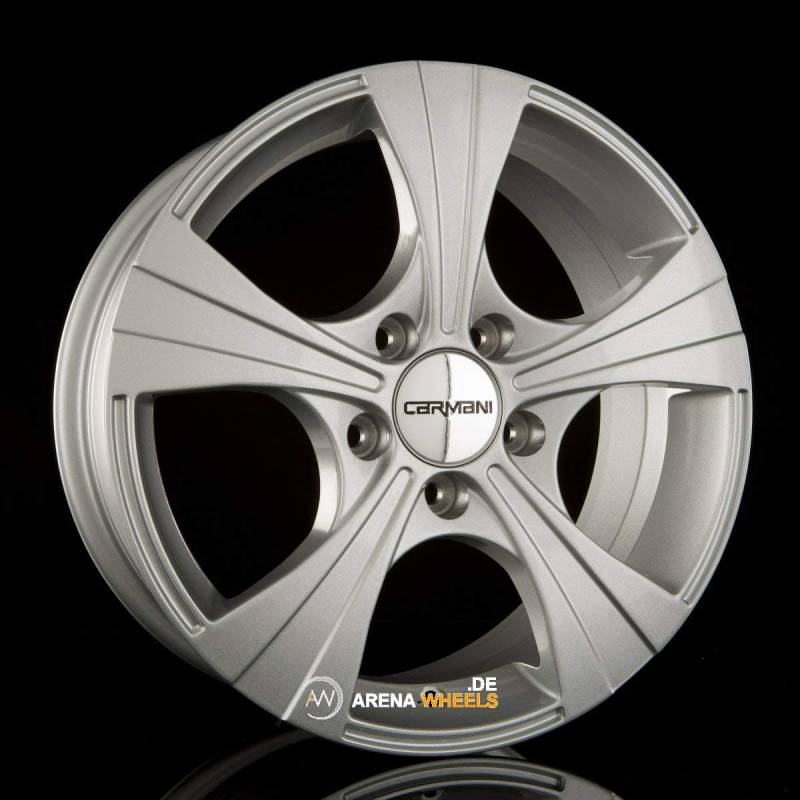 CARMANI 11 Rush kristall silber 6,5x16 ET49 5.00x112 Hub Bore 66.60 mm - Alu felgen von Carmani