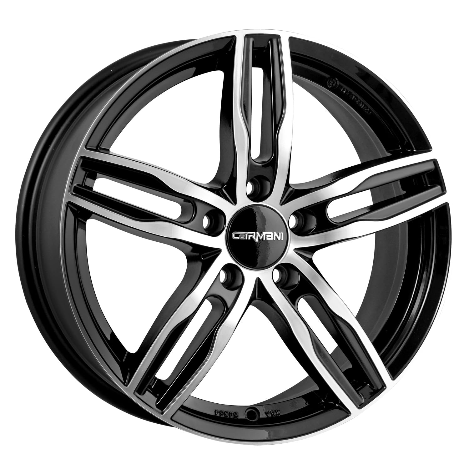 CARMANI 14 Paul black polish 6,5x16 ET42 5.00x112 Hub Bore 57.10 mm - Alu felgen von Carmani