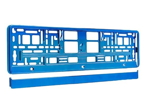 Carmotion Autorisierte Metall-Kennzeichenhalterung, blau von Carmotion