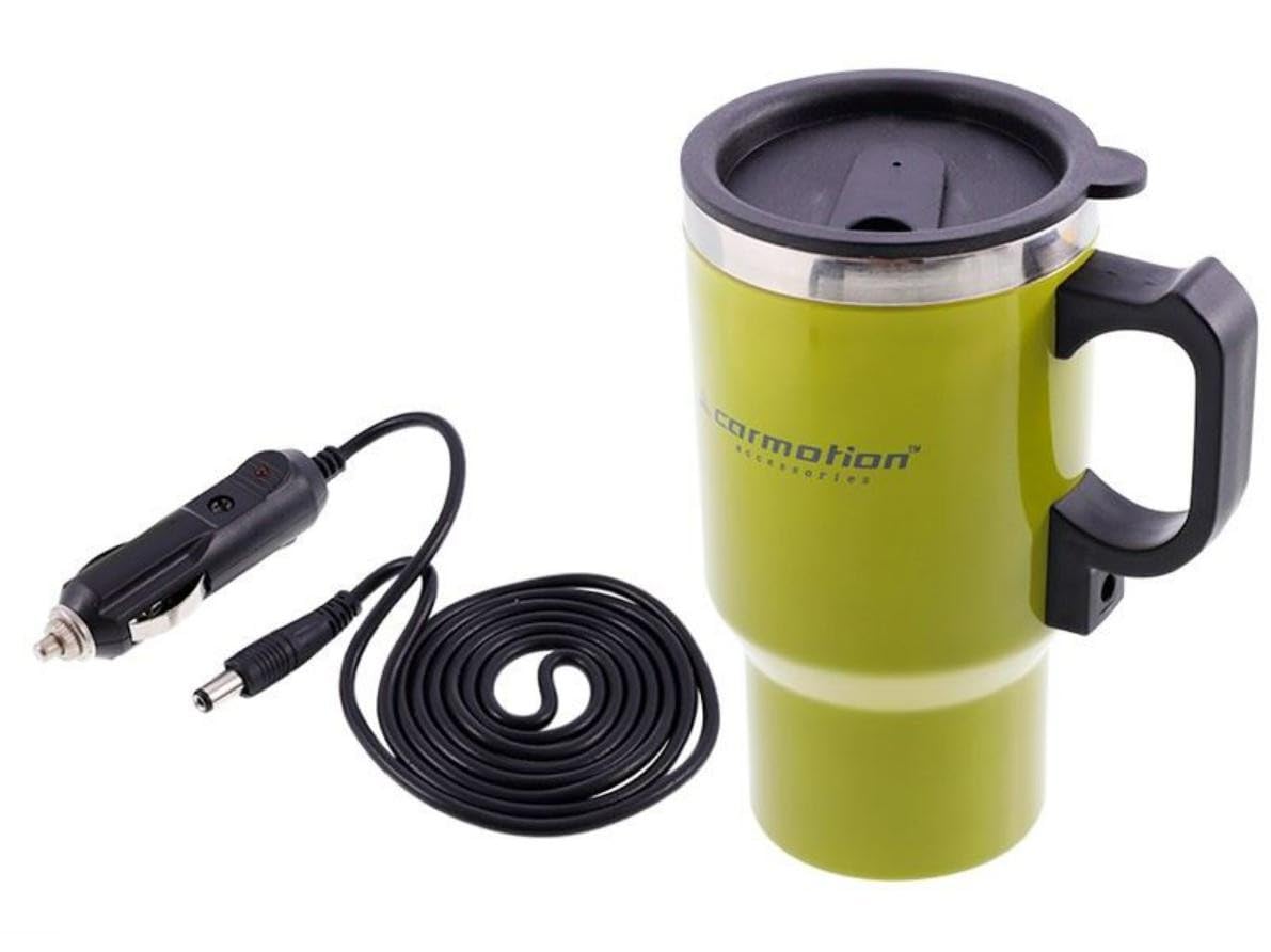 Carmotion Edelstahl-Isolierbecher für unterwegs, 450ml, passend für 12V-Heizungen von Carmotion