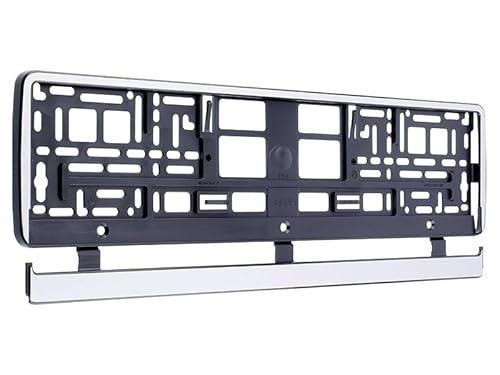 Carmotion Kfz-Kennzeichenrahmen mit silberner Umrandung von Carmotion