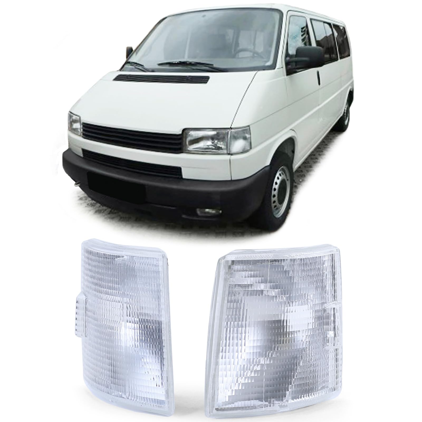 Blinker Weiß Paar Links Rechts für VW T4 Bus + Transporter 90-04 von Carparts-Online