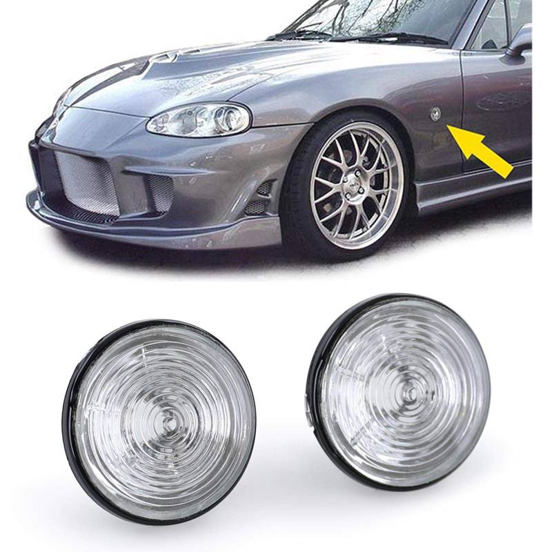 Seitenblinker Klarglas weiss für Mazda MX5 NA NB NBFL 90-05 von Carparts-Online