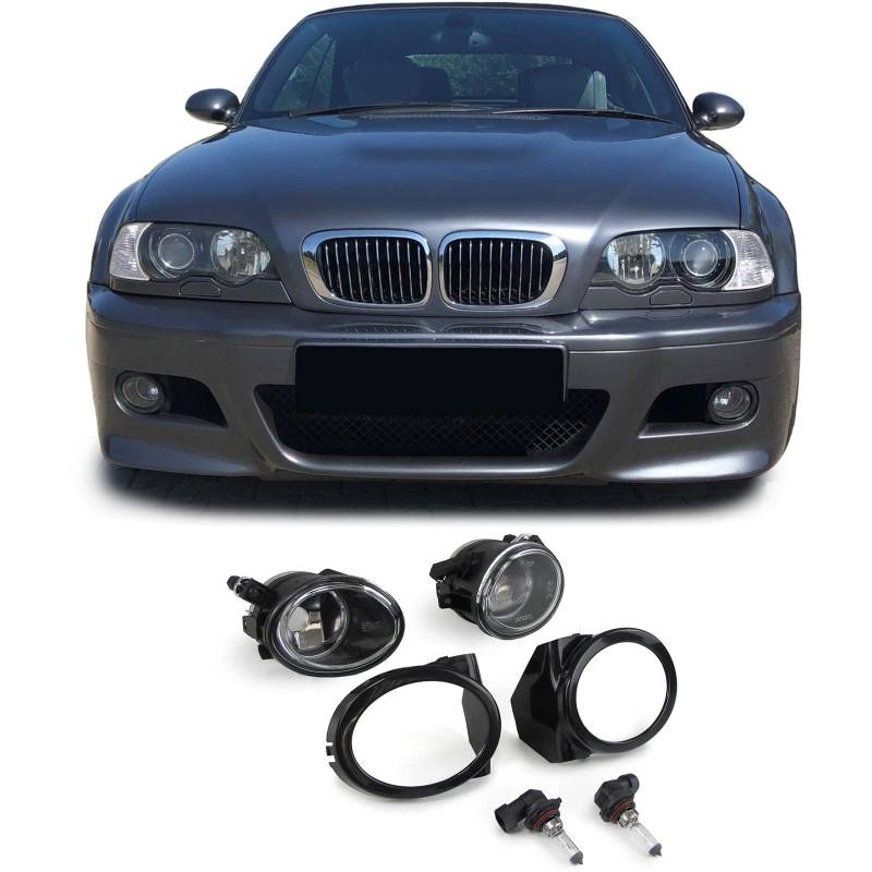 Klarglas Nebelscheinwerfer Set passt für BMW E39 E46 mit M Stoßstange von Carparts-Online