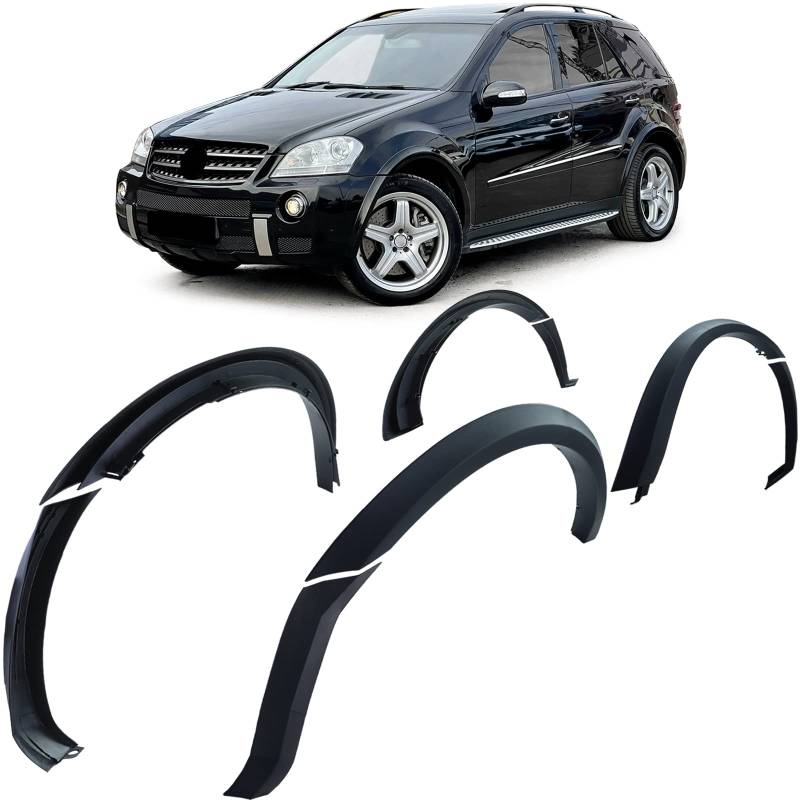 Verbreiterungen Kotflügel Radläufe Set passend für Mercedes ML W164 05-11 von Carparts-Online