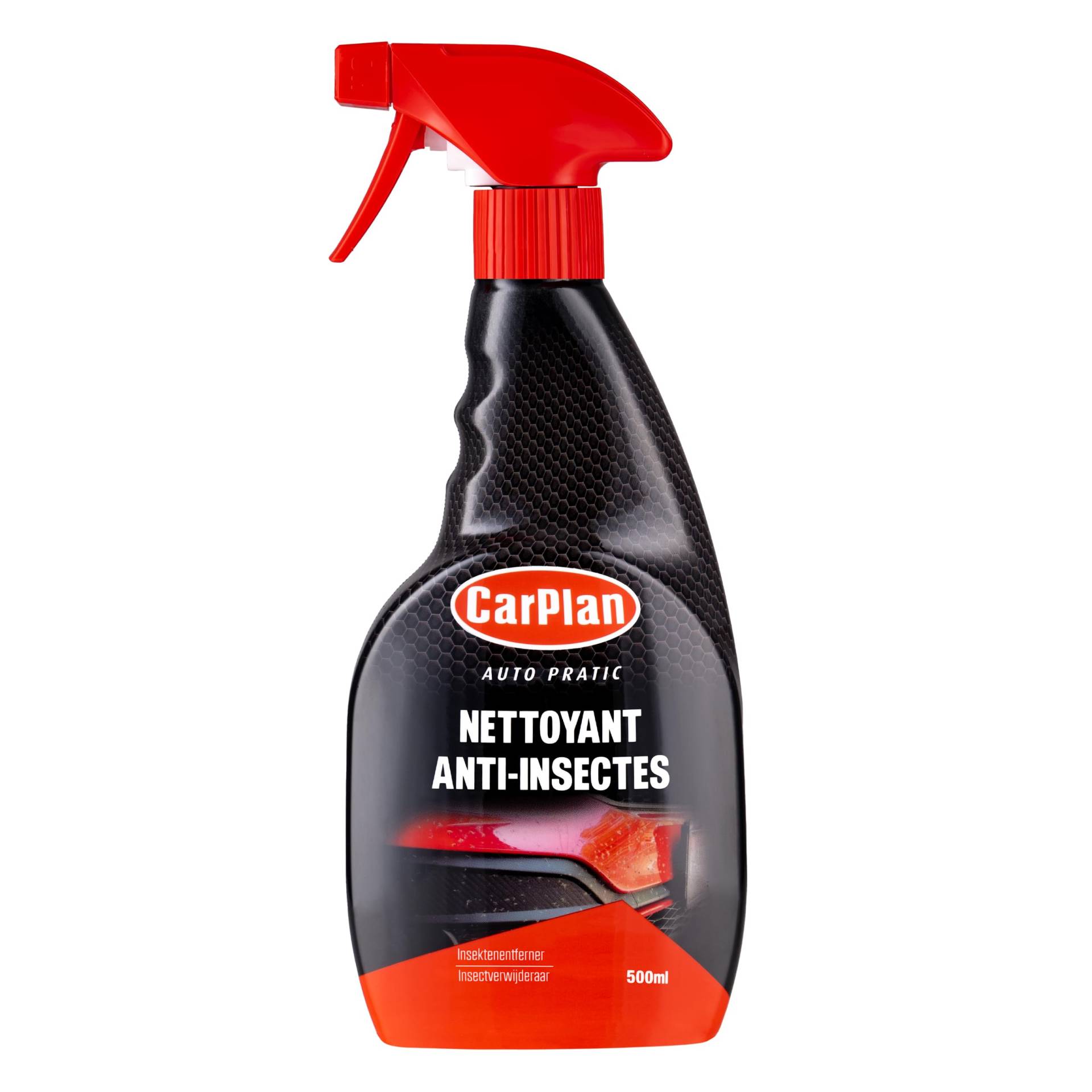 CarPlan Auto Pratic Insektenentferner, Entferner für zerkleinerte organische Rückstände und Fett, Auto- und Fahrzeugreiniger, 500 ml von Carplan