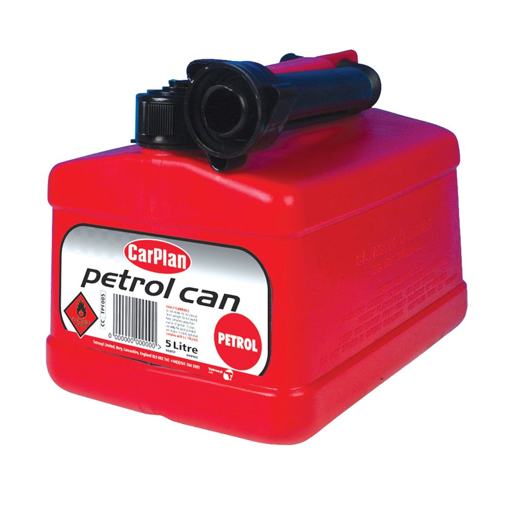 Carplan bleihaltiger Benzinkanister – Rot, 5 L von Carplan