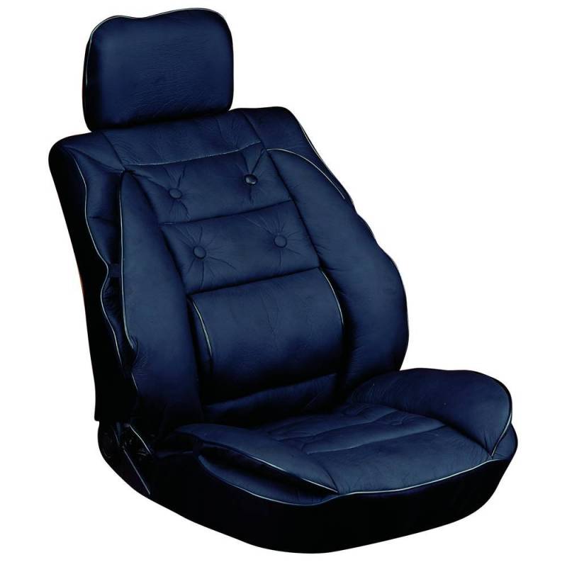 Carpoint 0323273 Sitzaufleger/Lumbar PU, schwarz von Carpoint