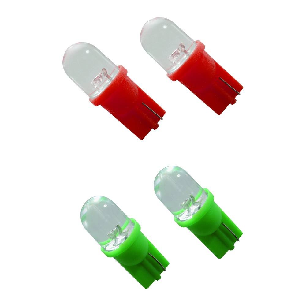 Carpoint 0740017 Spare Bulb T10 5 W Spot 2 Stück rot von Carpoint