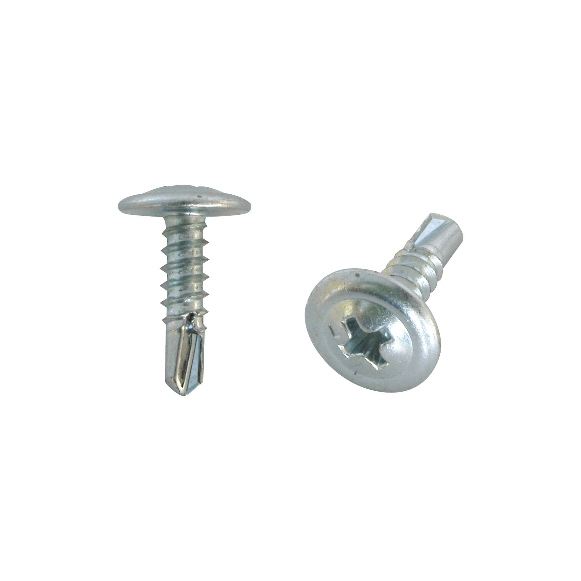 Carpoint 0810009 Selbst- schneidende Schrauben 100St Silber ø4mm 25mm, Set of 100 von Carpoint