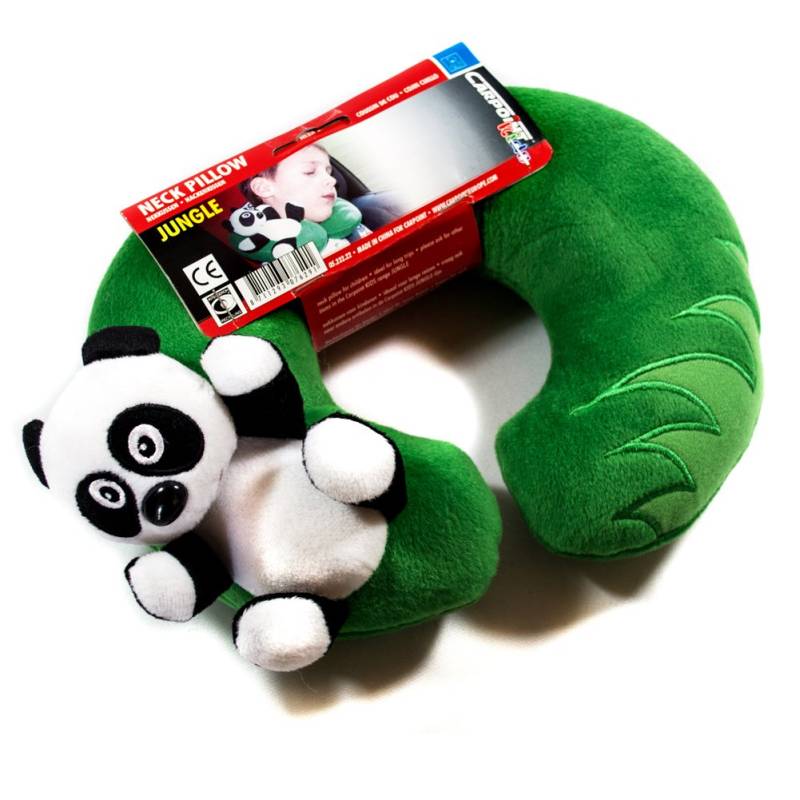 Carpoint Kids Kollektion Nackenkissen Model Panda aus der Jungle Serie. Nackenhörnchen, Nackenstütze … von Carpoint