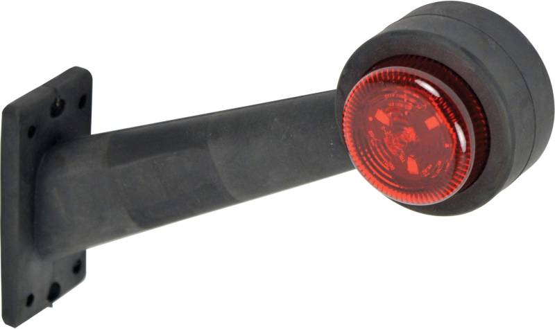 Carpoint LED Begrenzungsleuchte Rechts 60° Rot/Weiß 200mm - 0414025 von Carpoint