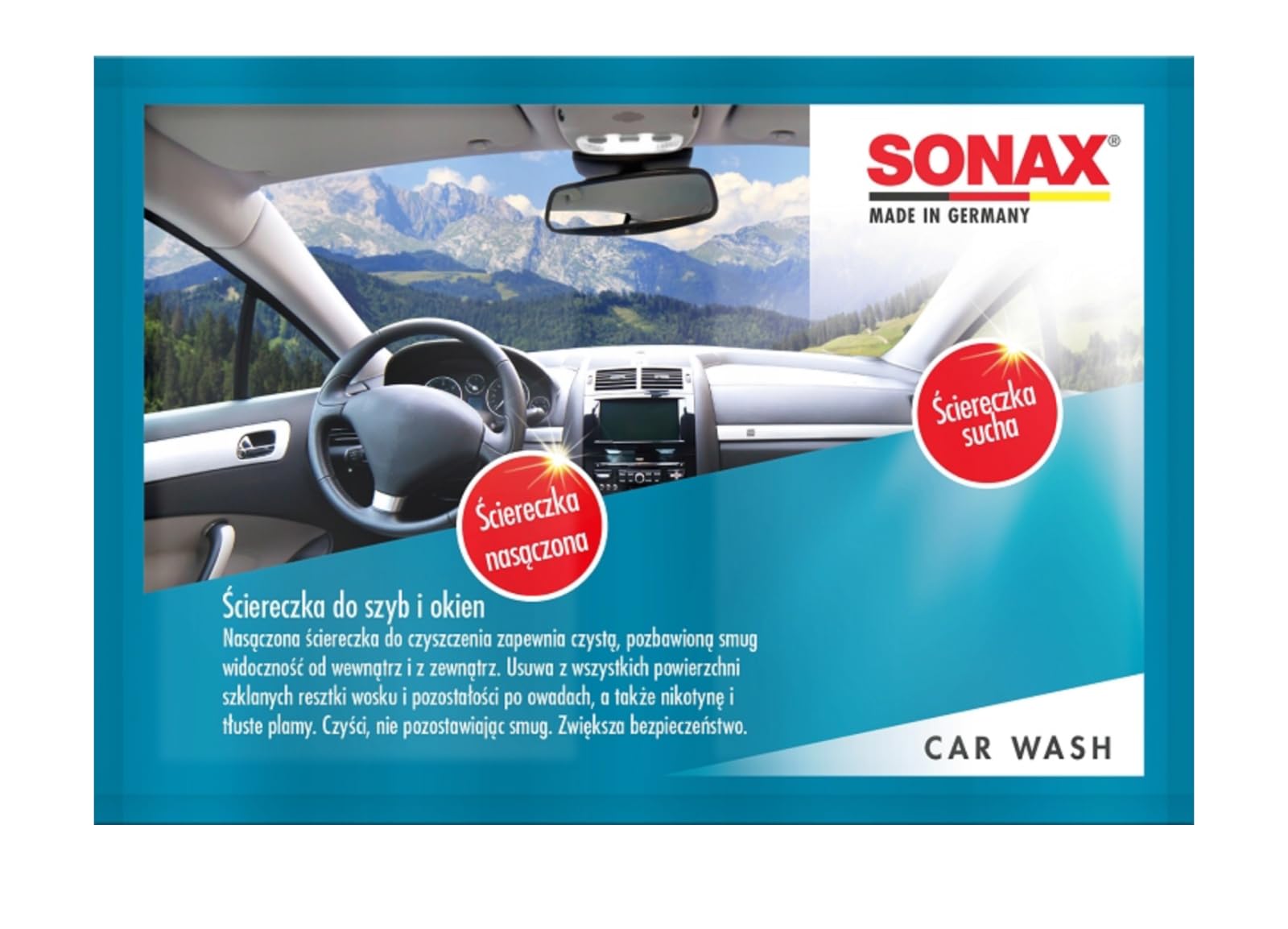 Carpoint Sonax Wachsentferner Tücher Trockentuch + Feuchttuch 9ml von Carpoint