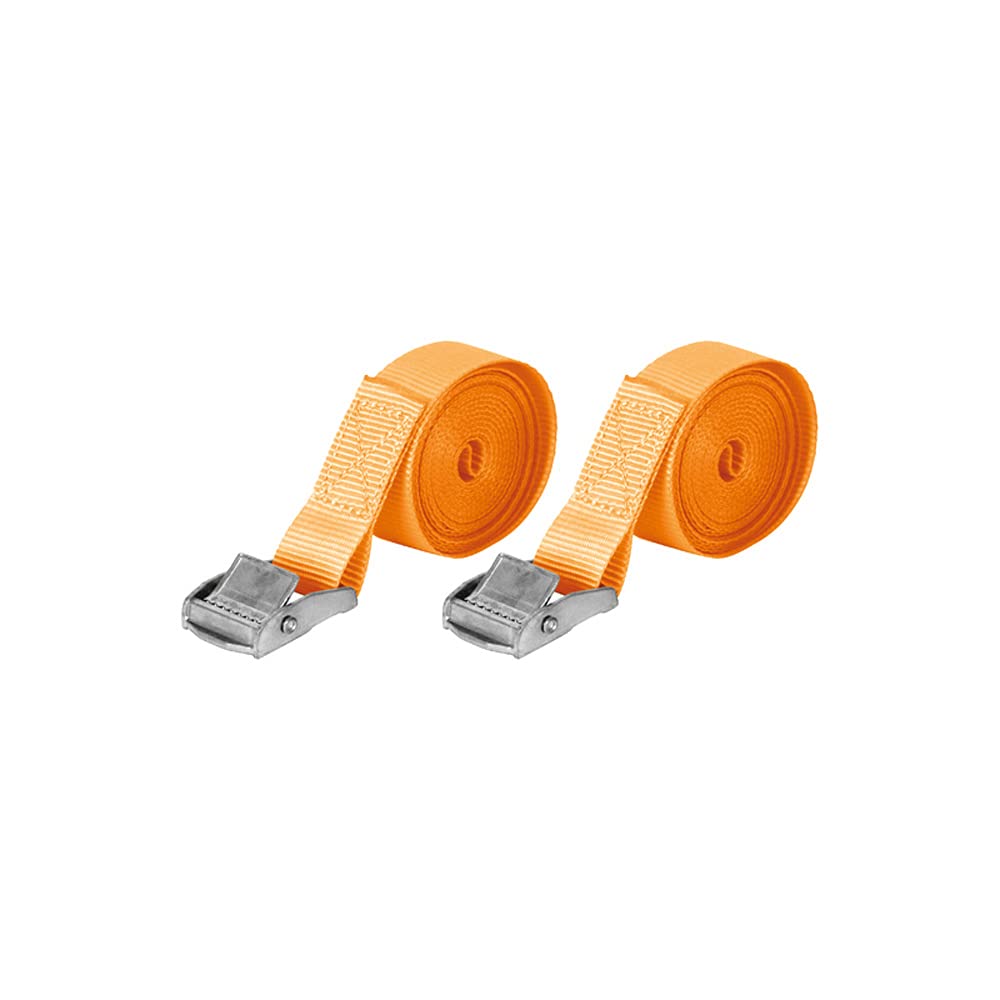 Carpoint Spanngurte 2 x 4,5 Meter, Orange von Carpoint