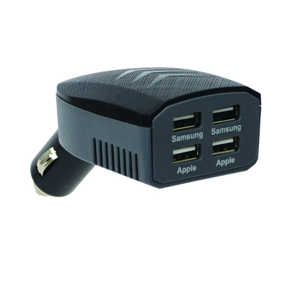 Zweifachsteckdose mit 4x USB von Carpoint