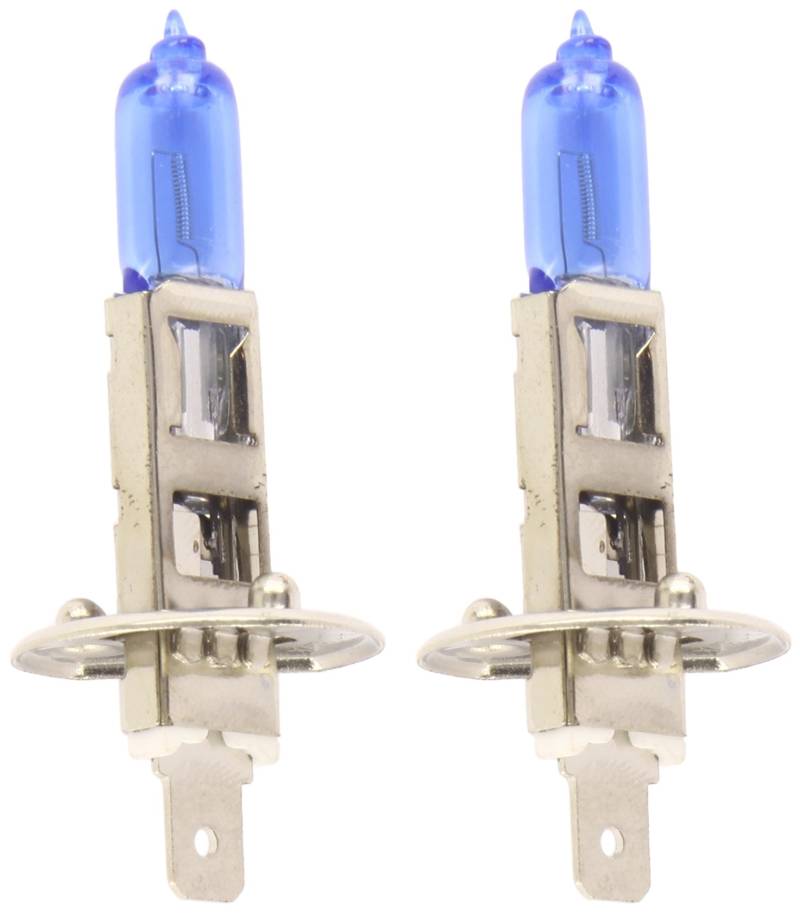 Carpriss 70721021 Xenon Typ Halogen H1 Lampen Set - Blau (2 Stück) - 12V 60/55W von Carpriss