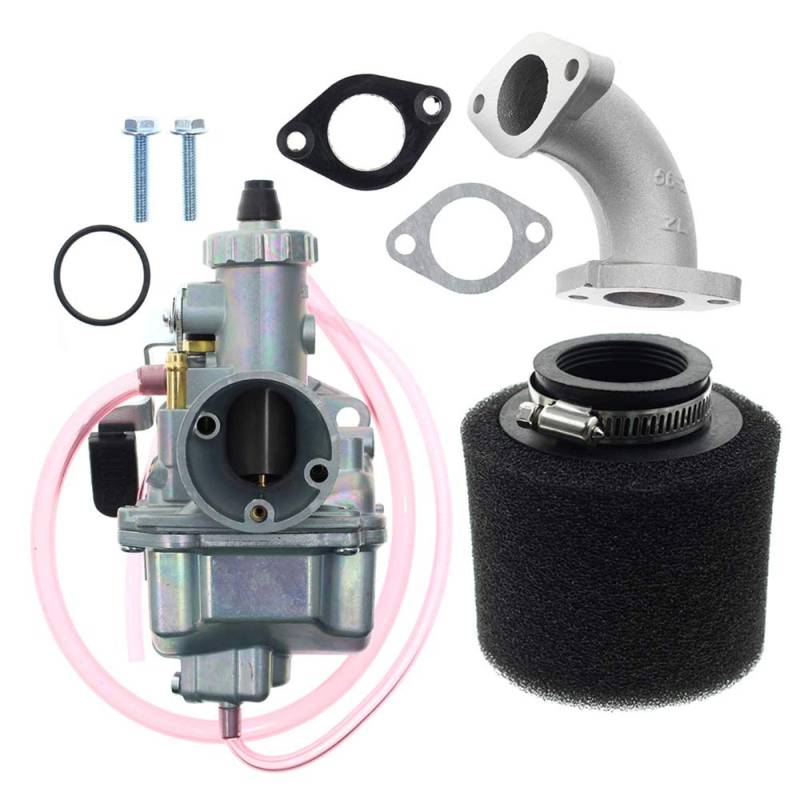 Carrfa VM22 Vergaser-Kit 26 mm für Mikuni Ansaugstutzen Pit Dirt Bike 110 cc 125 cc 140 cc Lifan YX von Carrfan