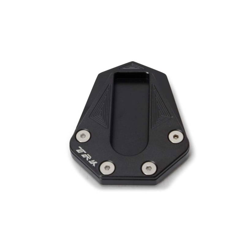 Carrfan Kickstand Plate Pad Motorradzubehör Fußseitenständer Vergrößerungsverlängerung CNC Aluminium für Benelli TRK 502 2017-2018 von Carrfan