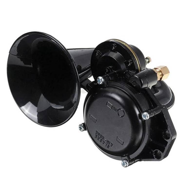 Carriere 12V / 24V Auto Air Horn Loud Truck Trompete Air Horn mit Elektrischem Ventil Flach für Auto Fahrzeug Bus Van Zug von Carriere