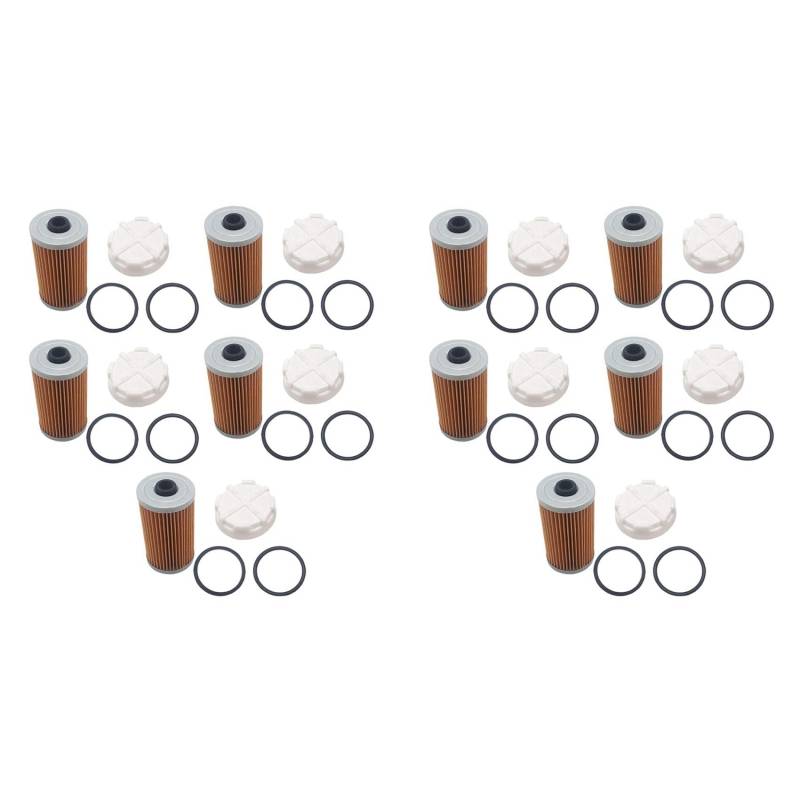 Carruuba 10x Kraftstoff Filter 35-8M0093688 für Mercury GEN III Cool Elements 35-866171A01 2004 + MIE & 5.0L 5.7L 6.2L MPI von Carruuba