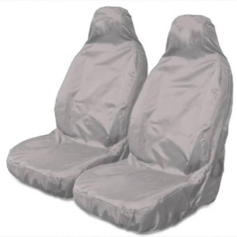 Carseatcover-UK® Strapazierfähiger, Grauer, WASSERDICHTER Autositzbezug, für Vordersitze von Carseatcover-UK