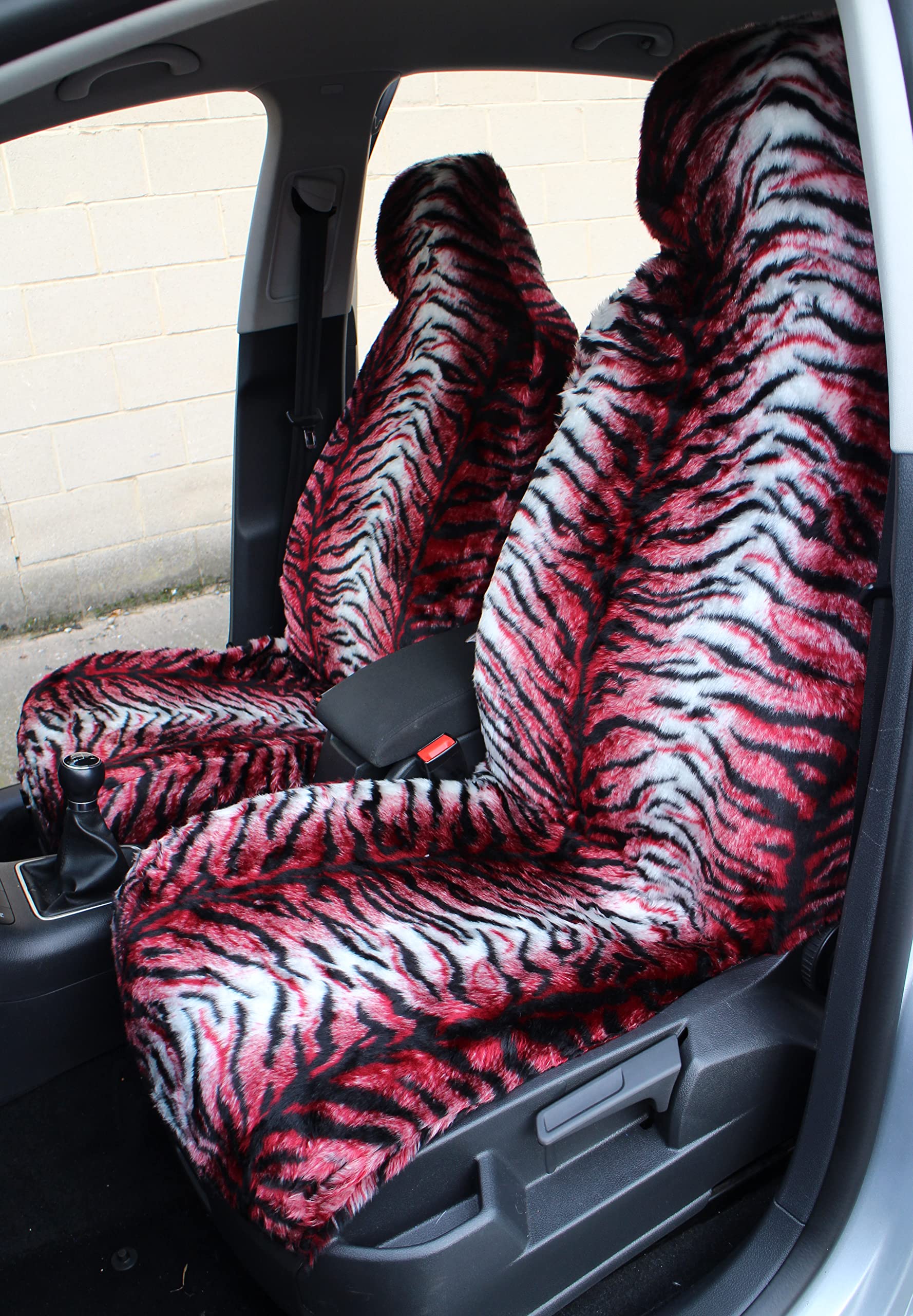 Carseatcover-UK CSC08 Sitzbezug, FRONT PAIR, RED TIGER, Stück: 1 von Carseatcover-UK