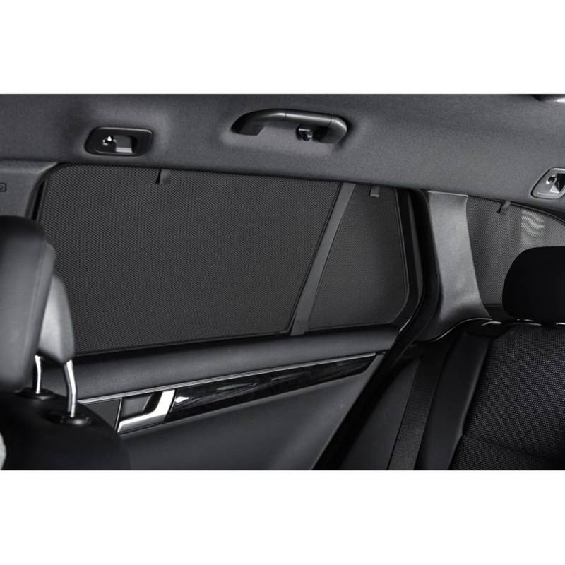 CAR SHADES Satz (Hintertüren) kompatibel mit Audi Q4 (F4B) E-Tron 2021- exkl. Sportback (2-teilig), Schwarz von CAR SHADES