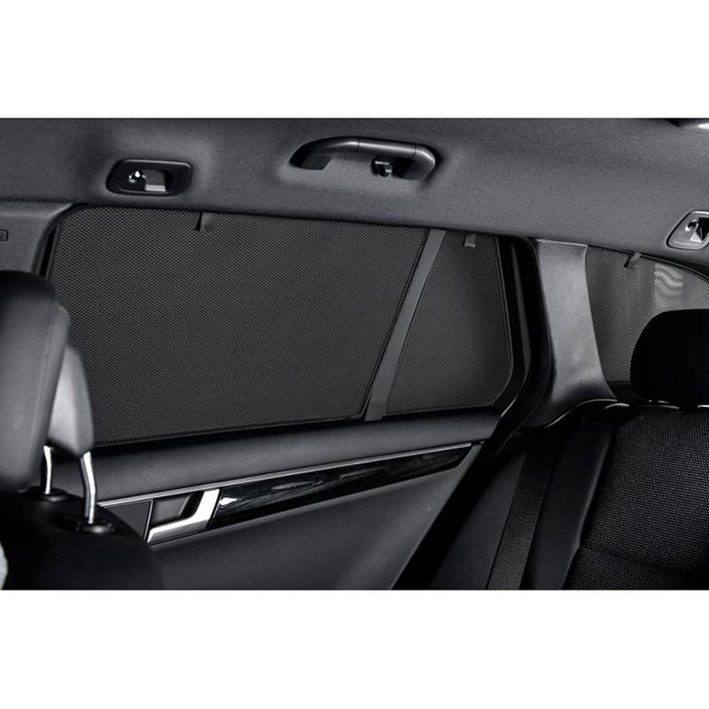 Satz Car Shades (Hintertüren) kompatibel mit Mercedes GLA (H247) 2020- (2-teilig), Schwarz von CAR SHADES